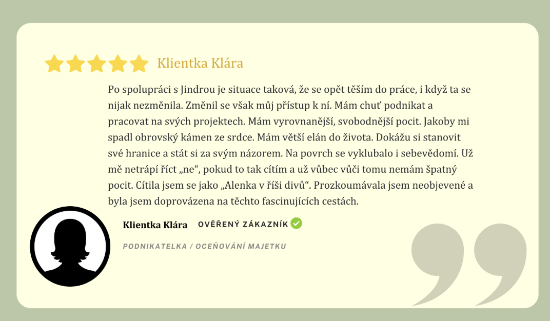 Recenze klienta